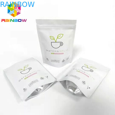 অ্যালুমিনিয়াম ফয়েল রিসেসেবল প্যাকেজিং ব্যাগ চকচকে প্রিন্টিং প্লাস্টিক জিপ লক