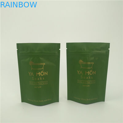 ডাইপ্যাক অ্যালুমিনিয়াম ফয়েল জিপলক প্যাকেজিং ব্যাগ 8oz 16oz বডি স্ক্রাব ভিজিয়ে রাখুন