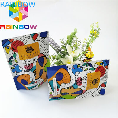 ডিজিটাল প্রিন্টিং স্টিল আপ ফয়েল প্যাকেজিং ব্যাগ স্তরিত উপাদান লোগো কাস্টমাইজড