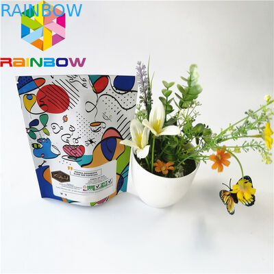 গন্ধযুক্ত প্রুফ অ্যালুমিনিয়াম ফয়েল পাউচ প্যাকেজিং ময়লার প্লাস্টিকের জিপ লক কফির জন্য