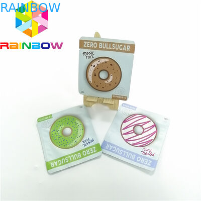 আর্দ্রতা প্রুফ স্ট্যান্ড আপ থলি প্যাকেজিং আইসক্রিম কুকিজ সজ্জিত সুগার্ট ব্যাগ