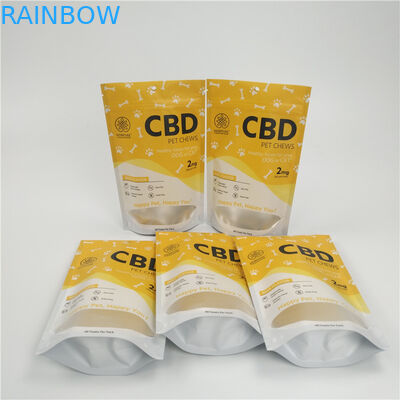 গন্ধ প্রুফ ভেষজ ধূপ প্যাকেজিং ব্যাগ চাইল্ডপ্রুফ জিপার শীর্ষ ছোট আকার