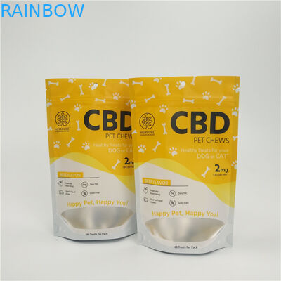 গন্ধ প্রুফ ভেষজ ধূপ প্যাকেজিং ব্যাগ চাইল্ডপ্রুফ জিপার শীর্ষ ছোট আকার