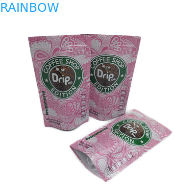 ড্রিপ কফি প্যাকেজিং কাস্টম মুদ্রিত জিপার স্ট্যান্ড আপ পাউচ গন্ধযুক্ত প্রমাণ ইকো বন্ধুত্বপূর্ণ