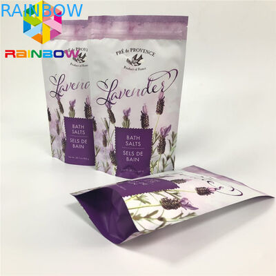 লো মোক ডিজিটাল প্রিন্টেড স্ট্যান্ড আপ পাউচ জিপার ব্যাগ মেড ক্রাফ্ট ফুড প্যাকেজিং ড্রইংস্ট্রিং