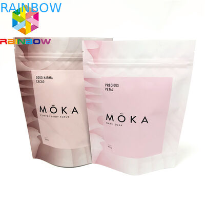 ম্যাট ফিনিশ সিবিডি বাথ সল্ট প্লাস্টিকের পাউচস প্যাকেজিং অ্যালুমিনিয়াম ফয়েল খাবারের জন্য পুনরায় গবেষণাযোগ্য