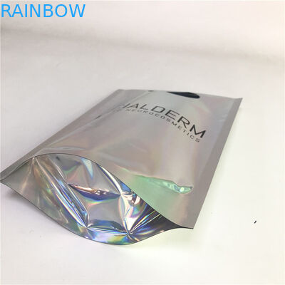 Gravure Printing Mylar Foil Pouch Packaging Plastic Zipper Custom Hologram Bag