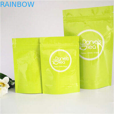 ম্যাট সারফেস প্লাস্টিক পাউস প্যাকেজিং, অ্যালুমিনিয়াম ফয়েল চা প্যাকেজিং ব্যাগ কাস্টমাইজড