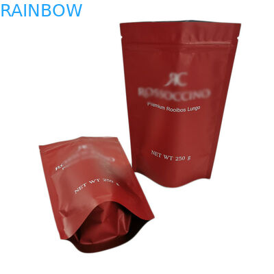 ইকো বন্ধুত্বপূর্ণ ক্রাফ্ট পেপার স্ট্যান্ড আপ পাউচ, প্রোটিন পাউডার জন্য 250 গ্রাম স্ট্যান্ড আপ প্লাস্টিক ব্যাগ