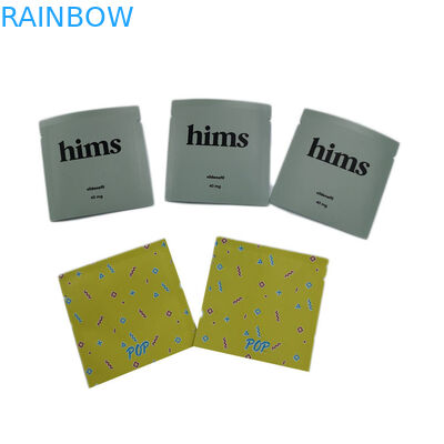 3 সাইড হিট সীল প্লাস্টিকের পাউচস প্যাকেজিং মিনি পাউচ আইল্যাশ ব্যাগ প্যাকেট কাস্টমাইজড