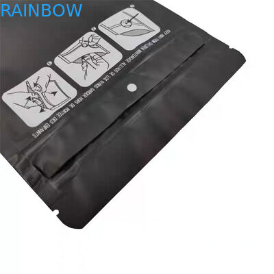 মাইলার প্লাস্টিকের পাউস প্যাকেজিং কাস্টমাইজড ফয়েল চাইল্ডপ্রুফ জিপলক প্লাস্টিক ব্যাগ