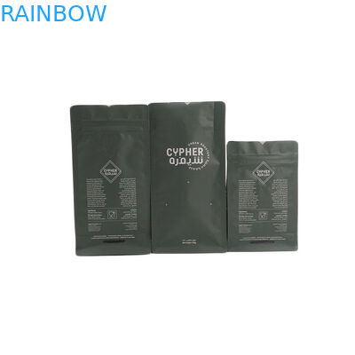 স্ট্যান্ডার্ড সাইজের নীচে গোসেট ব্যাগ ই জিপার অ্যালুমিনিয়াম ফয়েল মাইলার গন্ধযুক্ত প্রুফ ফুড গ্রেড