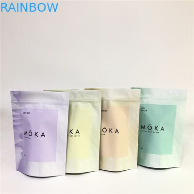 বায়োডেগ্রেডেবল স্ট্যান্ড আপ জিপার ব্যাগগুলি কাস্টম গ্র্যাভুর প্রিন্টিং ফুড প্যাকেজিংয়ের জন্য