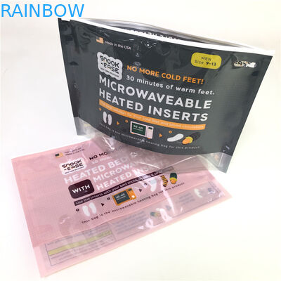 জিপার মাইক্রোওয়েভ ব্যাগগুলি স্ট্যান্ড আপ করুন কাস্টম প্রিন্টিং বায়োডেগ্রেডেবল 120-180 মাইকের পুরুত্ব