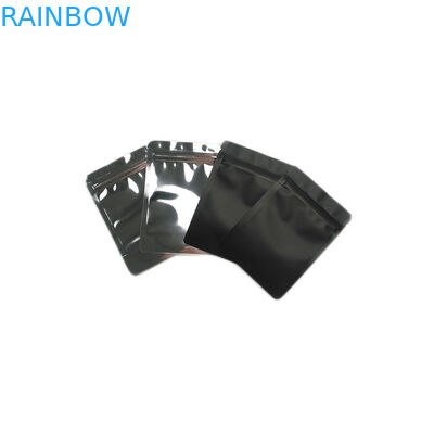 খাবারের জন্য ম্যাট সারফেস প্লাস্টিকের পাউচস প্যাকেজিং অ্যালুমিনিয়াম ফয়েল ছোট জিপার ব্যাগ