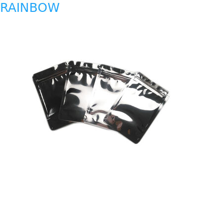 জিপ সহ গন্ধ প্রুফ ফুড গ্রেড প্যাকেজিং ব্যাগ থ্রি সাইড সিল পাউচ ম্যাট