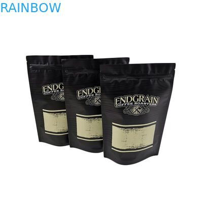 Snack Cookies Coffee Tea Packing Bag MOPP VMPET PE Matt Finish Black Moisture Proof