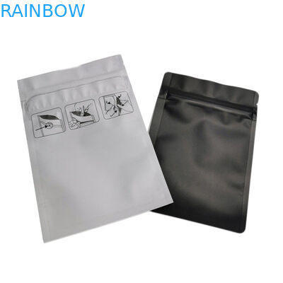 কসমেটিকের জন্য পুনরুদ্ধারযোগ্য প্লাস্টিকের পাউস প্যাকেজিং ছোট লিপগ্লাস ব্যাগ কাস্টম মুদ্রিত জিপলক