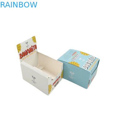 পুনর্ব্যবহারযোগ্য কাগজ বাক্স প্যাকেজিং রঙিন মুদ্রণ খাদ্য স্টোরেজ কাস্টমাইজড লোগো