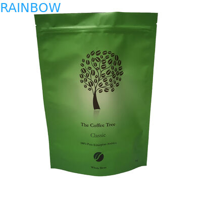 অ্যালুমিনিয়াম ফয়েল ফয়েল প্যাচ প্যাকেজিং জিপলক ডাইপ্যাক কফি মেলার ব্যাগস ম্যাট সারফেস