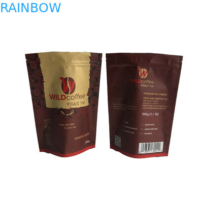 অ্যালুমিনিয়াম ফয়েল ফয়েল প্যাচ প্যাকেজিং জিপলক ডাইপ্যাক কফি মেলার ব্যাগস ম্যাট সারফেস