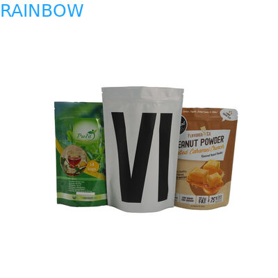 ফুড গ্রেড স্ট্যান্ড আপ পাউস পাউডার প্যাকেজিং জৈব চা ব্যাগ কাস্টম মুদ্রিত