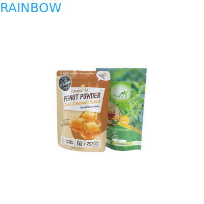টেকসই জিপলক মেলার ব্যাগ অ্যালুমিনিয়াম ফয়েল স্তরিত চিনাবাদাম পরিপূরক পাউডার প্যাকিং