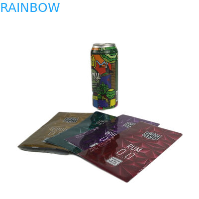 অফসেট মুদ্রণ তাপ সঙ্কুচিত বোতল লেবেল পোষা / পিভিসি নমনীয় কাস্টমাইজড ডিজাইন