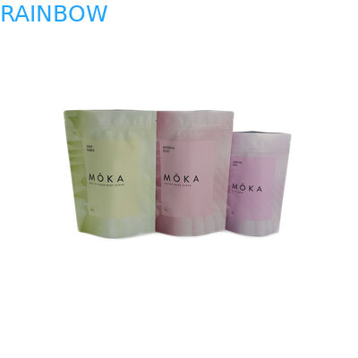 ম্যাট ফিনিশ ফয়েল পাউচ প্যাকেজিং প্লাস্টিক অ্যালুমিনিয়াম ফয়েল জিপার মাইলার ব্যাগ