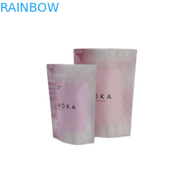 কফি টি ফুড প্যাকেজিং অ্যালুমিনিয়াম ফয়েল ব্যাগ স্ট্যান্ড আপ থলি কাস্টম প্রিন্টিং জিপলক