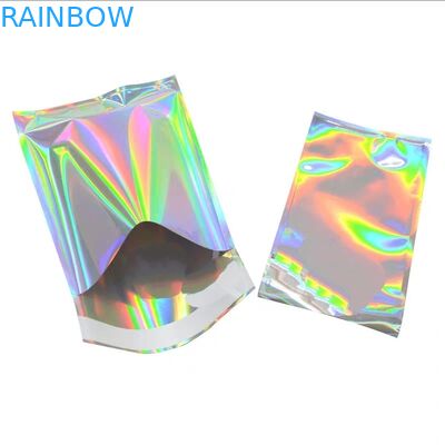 জিপলক সহ থ্রি সাইড সিল স্নাক ফুড প্যাকেজিং ব্যাগ ল্যামিনেশন প্লাস্টিকের উপাদান