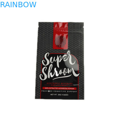 চকচকে সমাপ্ত অ্যালুমিনিয়াম ফয়েল স্ট্যান্ড আপ ব্যাগ