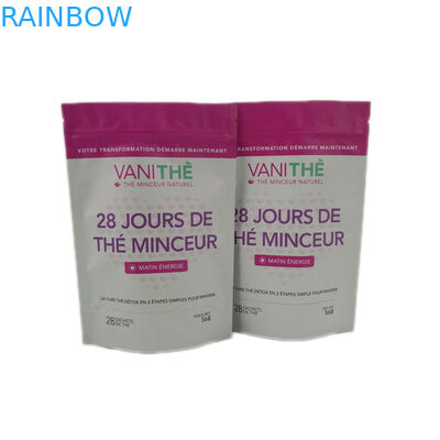 জিপার সহ ময়েশ্চার প্রুফ স্নাক ফুড প্যাকেজিং ব্যাগ