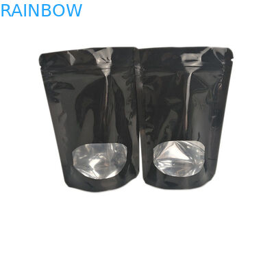 স্বচ্ছ ফ্রন্ট ফয়েল লাইনযুক্ত গ্র্যাভুর প্রিন্টিং স্ট্যান্ড আপ জিপার পাউচ ব্যাগ