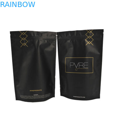 ম্যাট ব্ল্যাক কফি স্তরিত ফয়েল পাউচ প্যাকেজিং