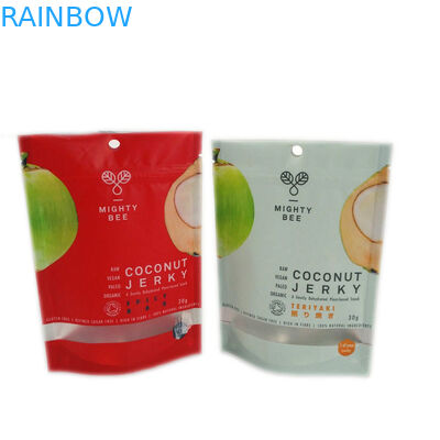 ফুড গ্রেড হ্যাং হোল পিইটি অ্যালুমিনিয়াম ফয়েল প্লাস্টিকের পাউচ