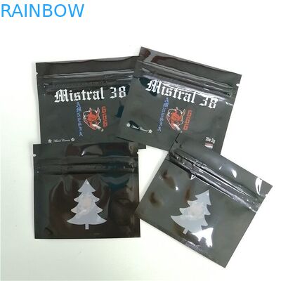 গ্র্যাভুরে প্রিন্টিং ফ্ল্যাট 3.5 জি চাইল্ড প্রুফ জিপলক ব্যাগ