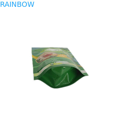 পুনরায় বিক্রয়যোগ্য জিপ লক চকচকে পৃষ্ঠ পৃষ্ঠ প্যাকেজিং পাউচ