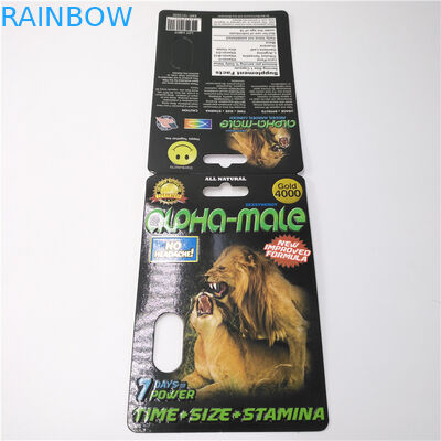 সিএমওয়াইকি রঙ স্বনির্ধারিত প্লাস্টিকের বড়ি পেপার প্যাকেজিং কার্ড