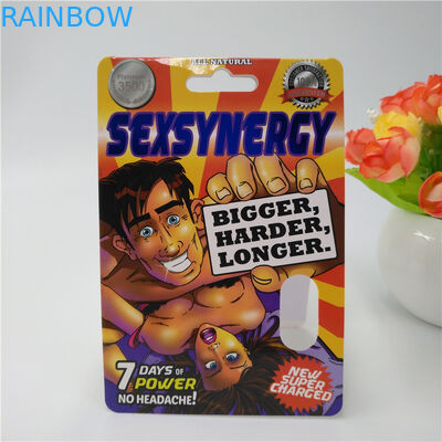 সিএমওয়াইকি রঙ স্বনির্ধারিত প্লাস্টিকের বড়ি পেপার প্যাকেজিং কার্ড