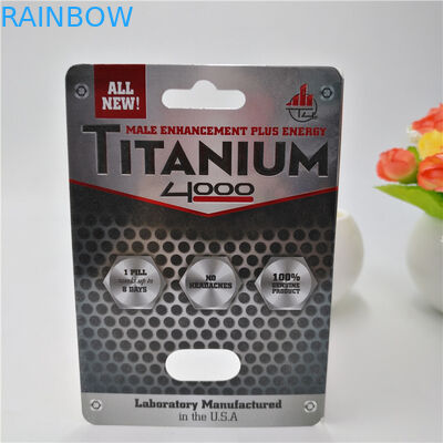 সিএমওয়াইকি রঙ স্বনির্ধারিত প্লাস্টিকের বড়ি পেপার প্যাকেজিং কার্ড