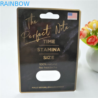 সিএমওয়াইকি রঙ স্বনির্ধারিত প্লাস্টিকের বড়ি পেপার প্যাকেজিং কার্ড