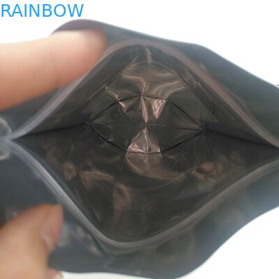 ময়েশ্চার প্রুফ বিস্কুট বাদাম জিপলক স্ট্যান্ড আপ পাউচগুলি