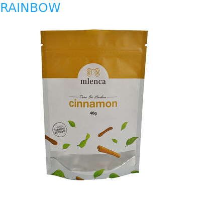 ময়েশ্চার প্রুফ বিস্কুট বাদাম জিপলক স্ট্যান্ড আপ পাউচগুলি