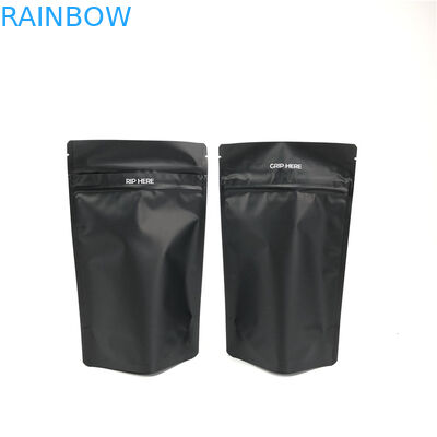 ব্ল্যাক ম্যাট ডাবল জিপার সিএমওয়াইকে প্লাস্টিকের পাউচিং প্যাকেজিং