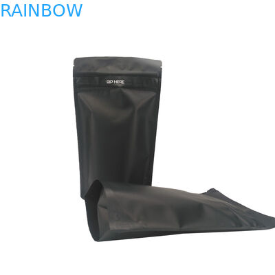 ব্ল্যাক ম্যাট ডাবল জিপার সিএমওয়াইকে প্লাস্টিকের পাউচিং প্যাকেজিং