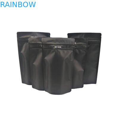 ব্ল্যাক ম্যাট ডাবল জিপার সিএমওয়াইকে প্লাস্টিকের পাউচিং প্যাকেজিং