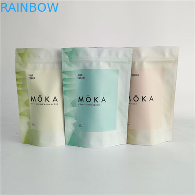 ফয়েল ভিতরে ভিতরে বাথ সল্ট জন্য জিপলক পাউচ বডি স্ক্রাব প্যাকেজিং ব্যাগ স্ট্যান্ড আপ করুন