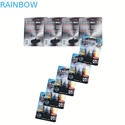 প্রাকৃতিক বড় আকারের বড়িগুলির জন্য প্যাকেজিং বক্স হারবাল পুরুষ বৃদ্ধি বৃদ্ধির ক্যাপসুল আরএইচএনও 7