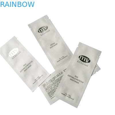 হোয়াইট প্রিন্টড স্কিনকেয়ার প্রসাধনী প্যাকেজিং ব্যাগ লোগো কাস্টমাইজড লিকুইড ময়েশ্চারাইজার সোয়েট